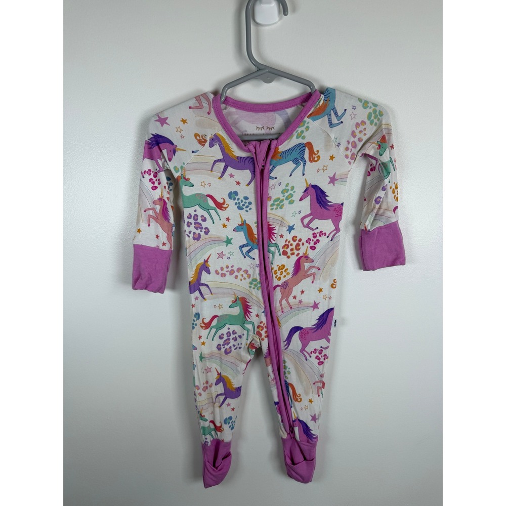 Little Sleepies Unicorn Magic Bamboo Zippy 0-3 Months